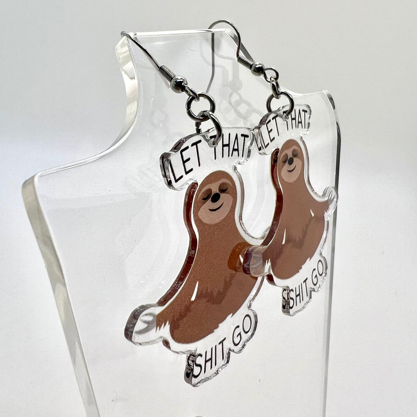 Moody Sloth Earrings