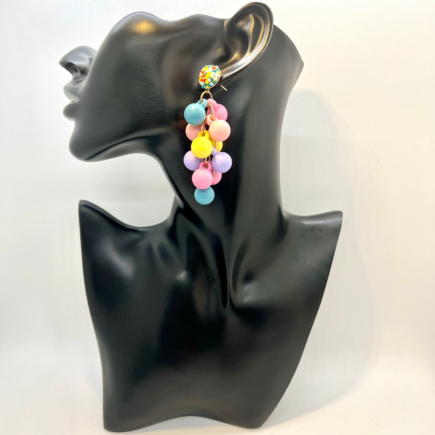 Pastel Cluster Earrings
