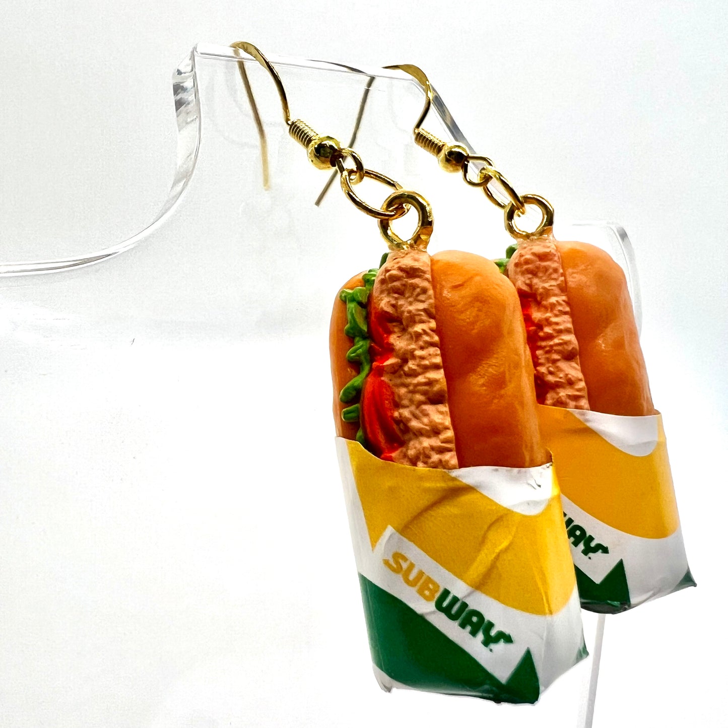 Subway Tuna Sub Earrings