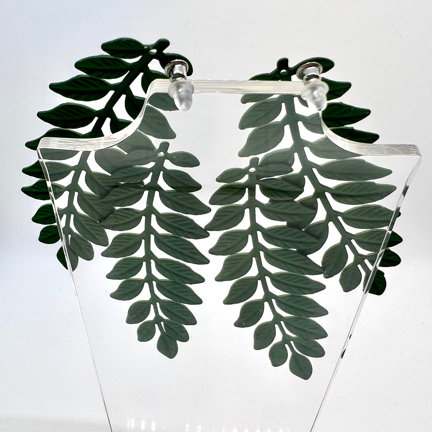 Large Plant Earrings