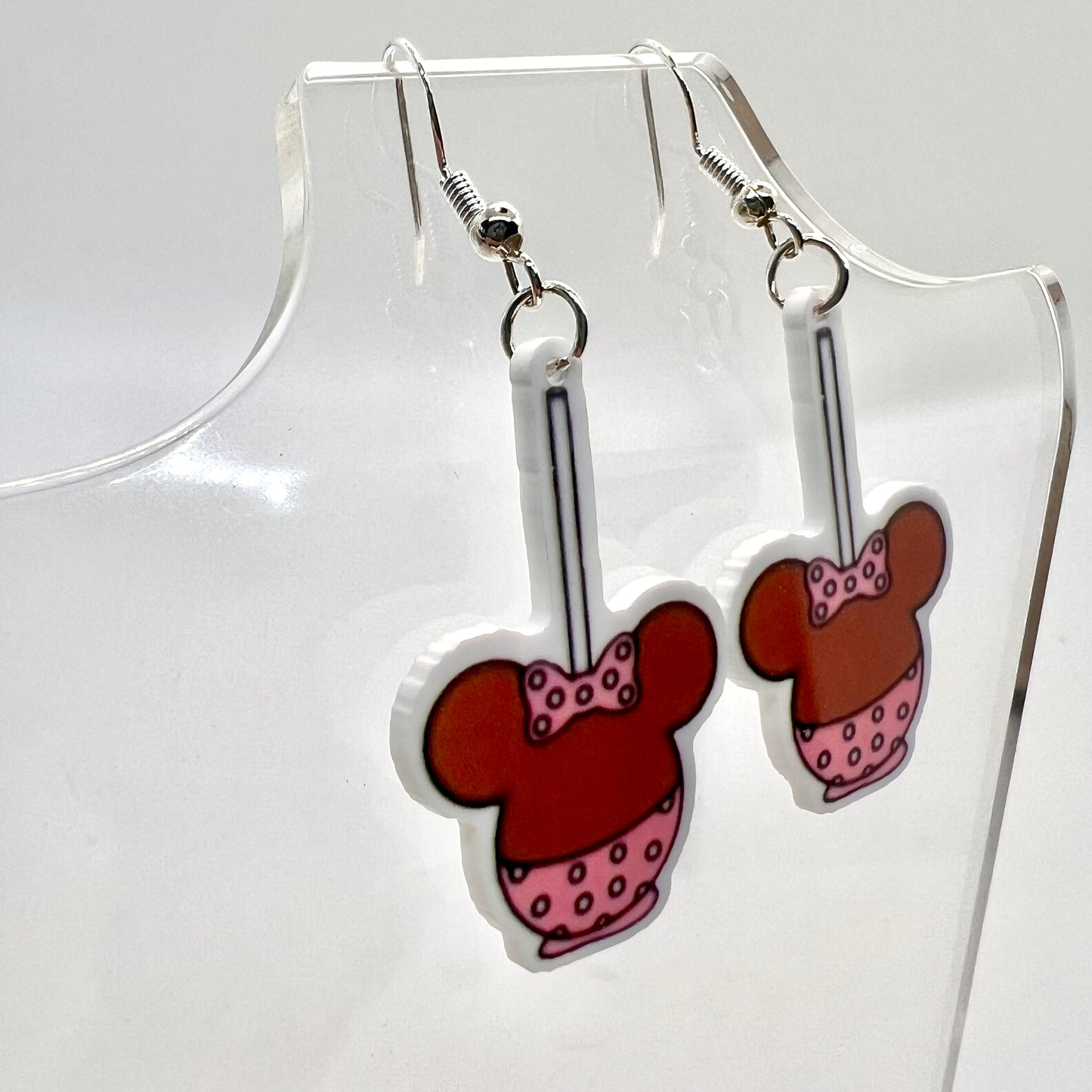 Minnie Caramel Apple Earrings