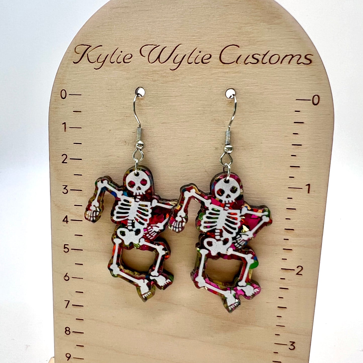 Dancing Skeleton Earrings
