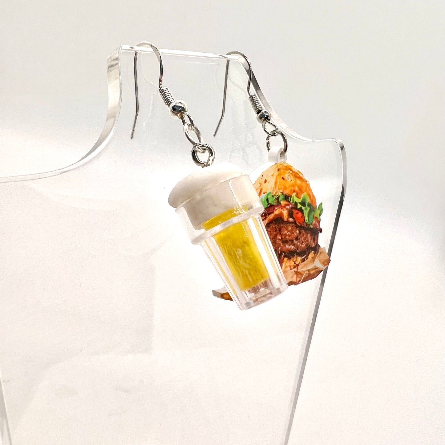 Burger & Beer Earrings