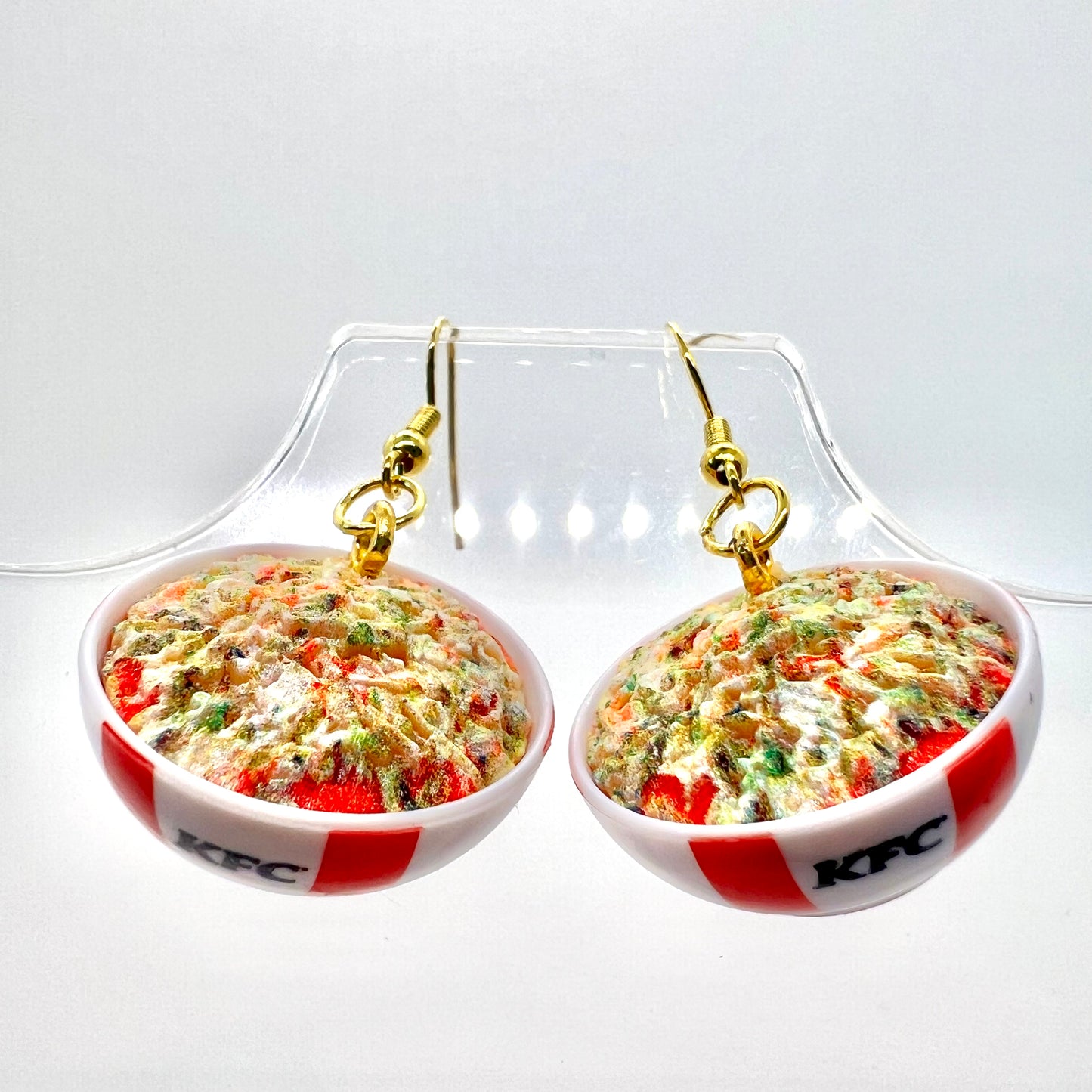 KFC Cole Slaw Earrings