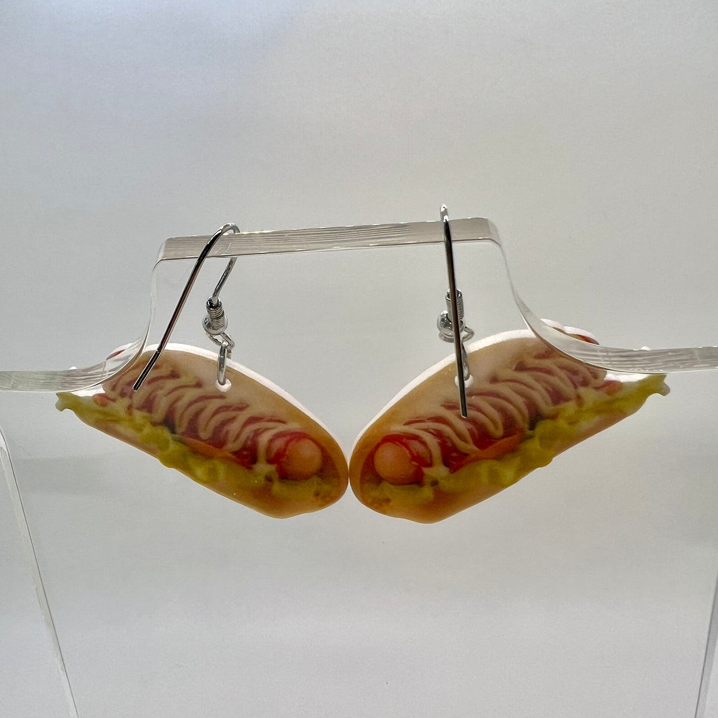 Loaded Hotdog Earrings