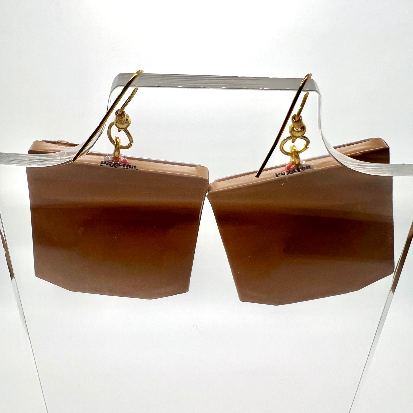 Pizza Hut Box Earrings
