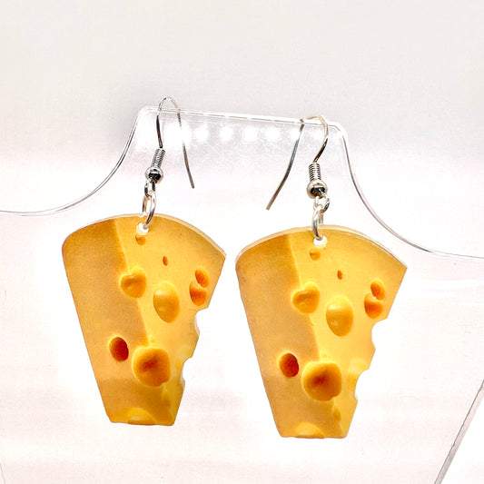 Cheese Wedge Earrings