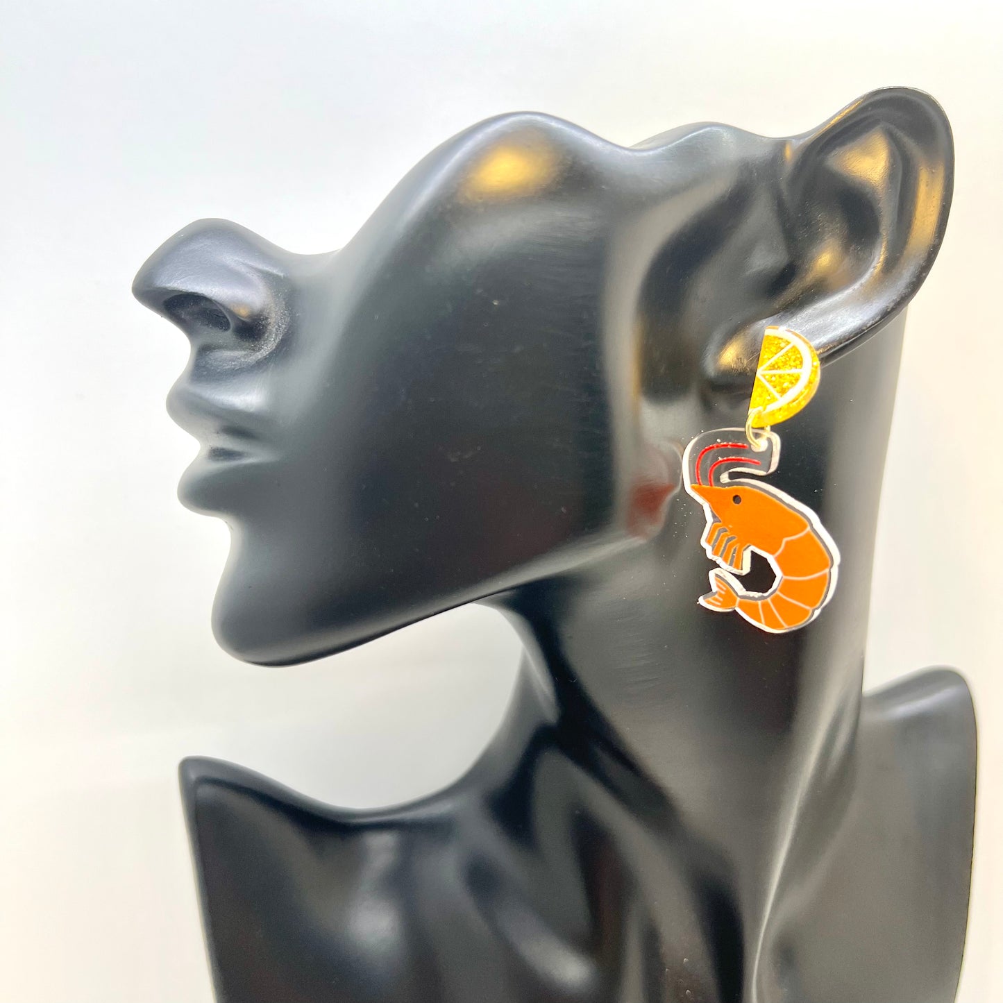 Shrimp & Lemon Earrings