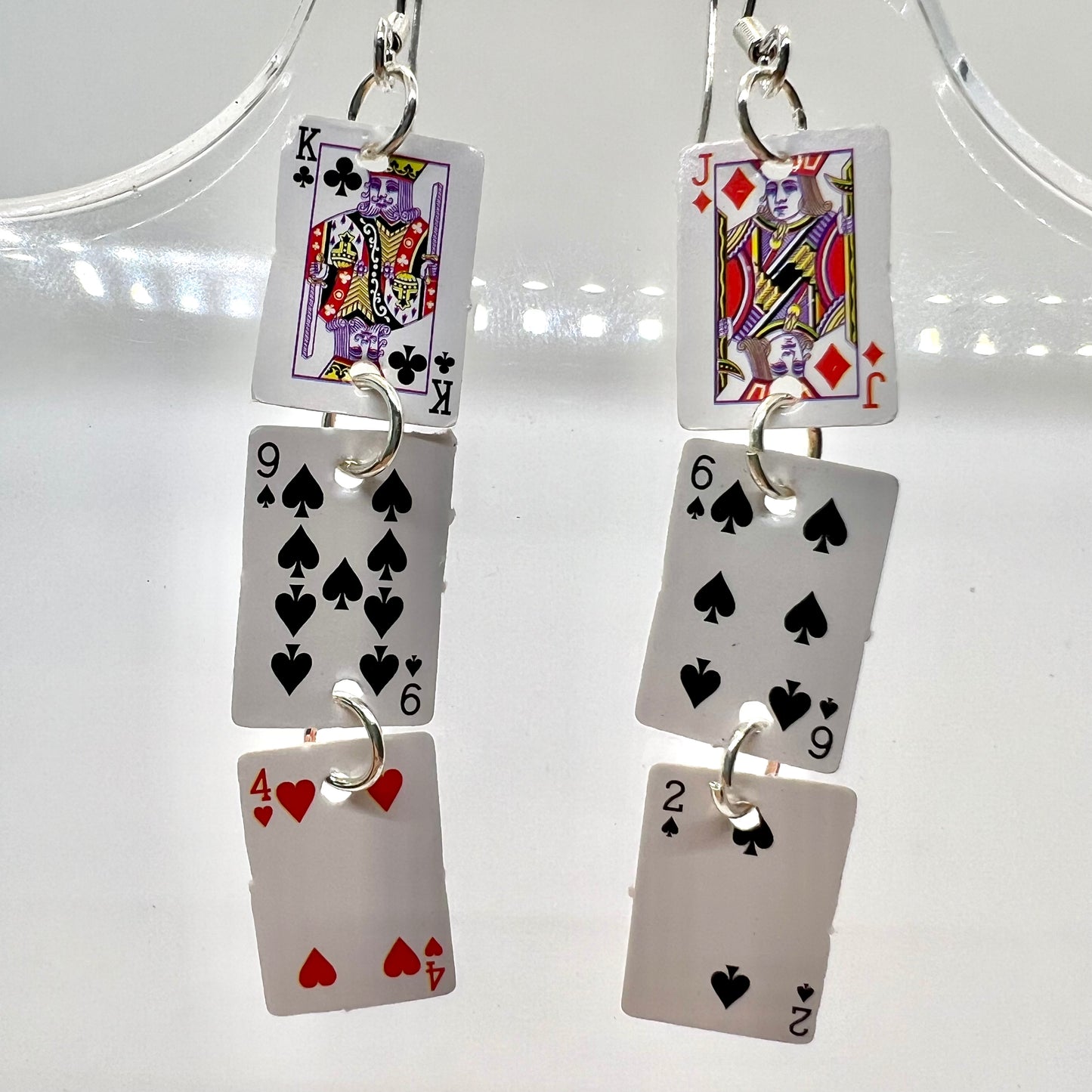 Playing Card Earrings