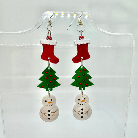 Christmas Chain Earrings
