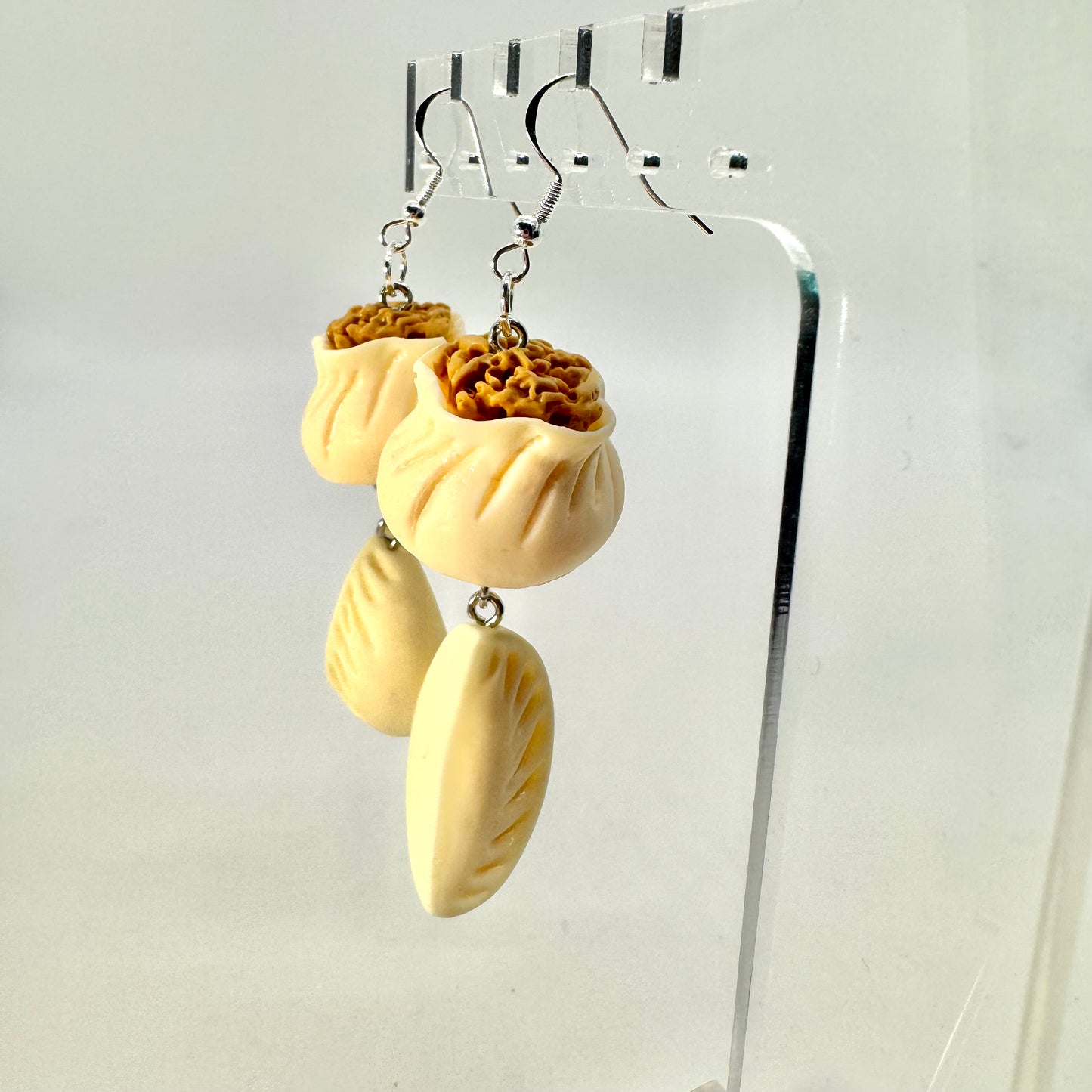 Steamed Dumpling Earrings