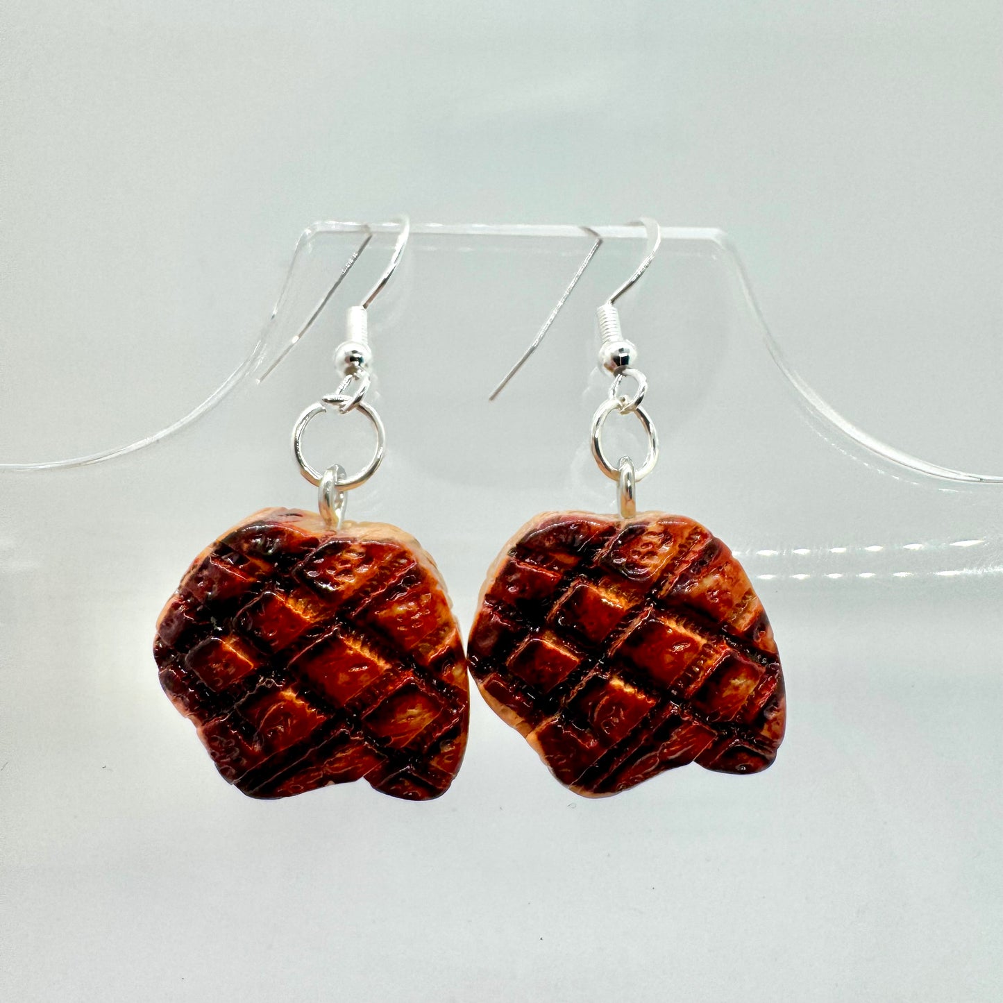 Steak Earrings