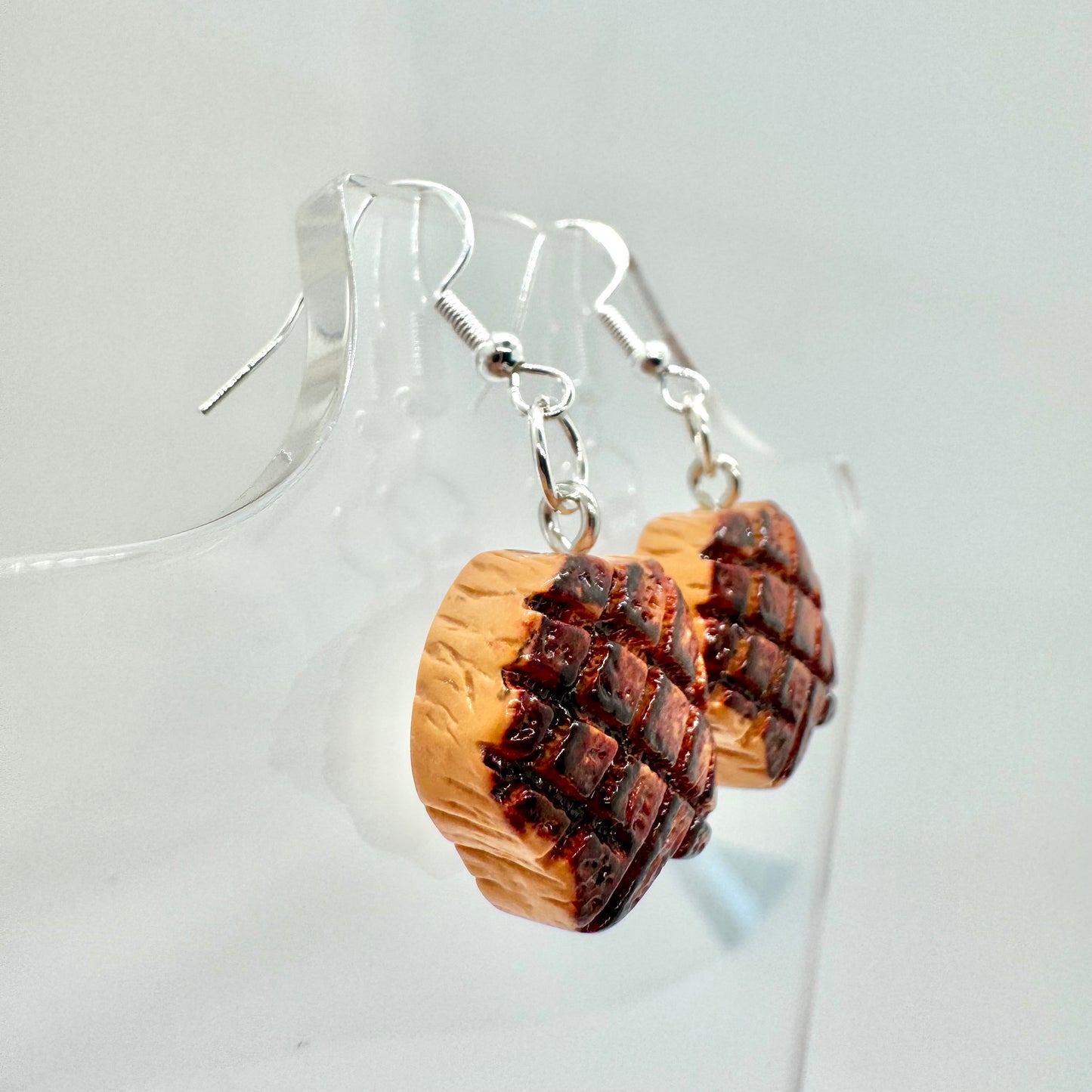 Steak Earrings