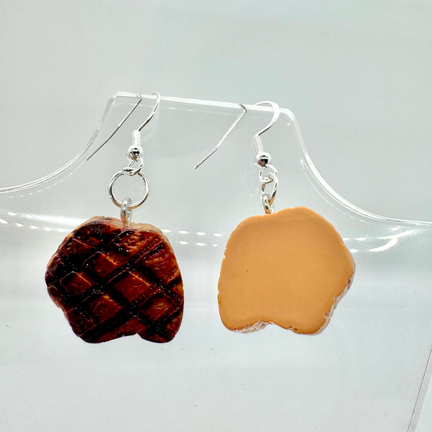 Steak Earrings