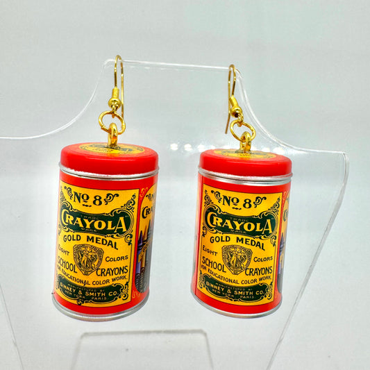 Crayola Tin Earrings