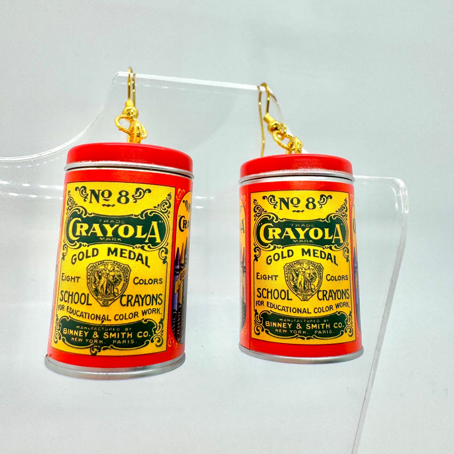 Crayola Tin Earrings