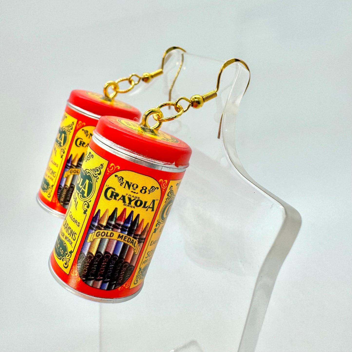 Crayola Tin Earrings
