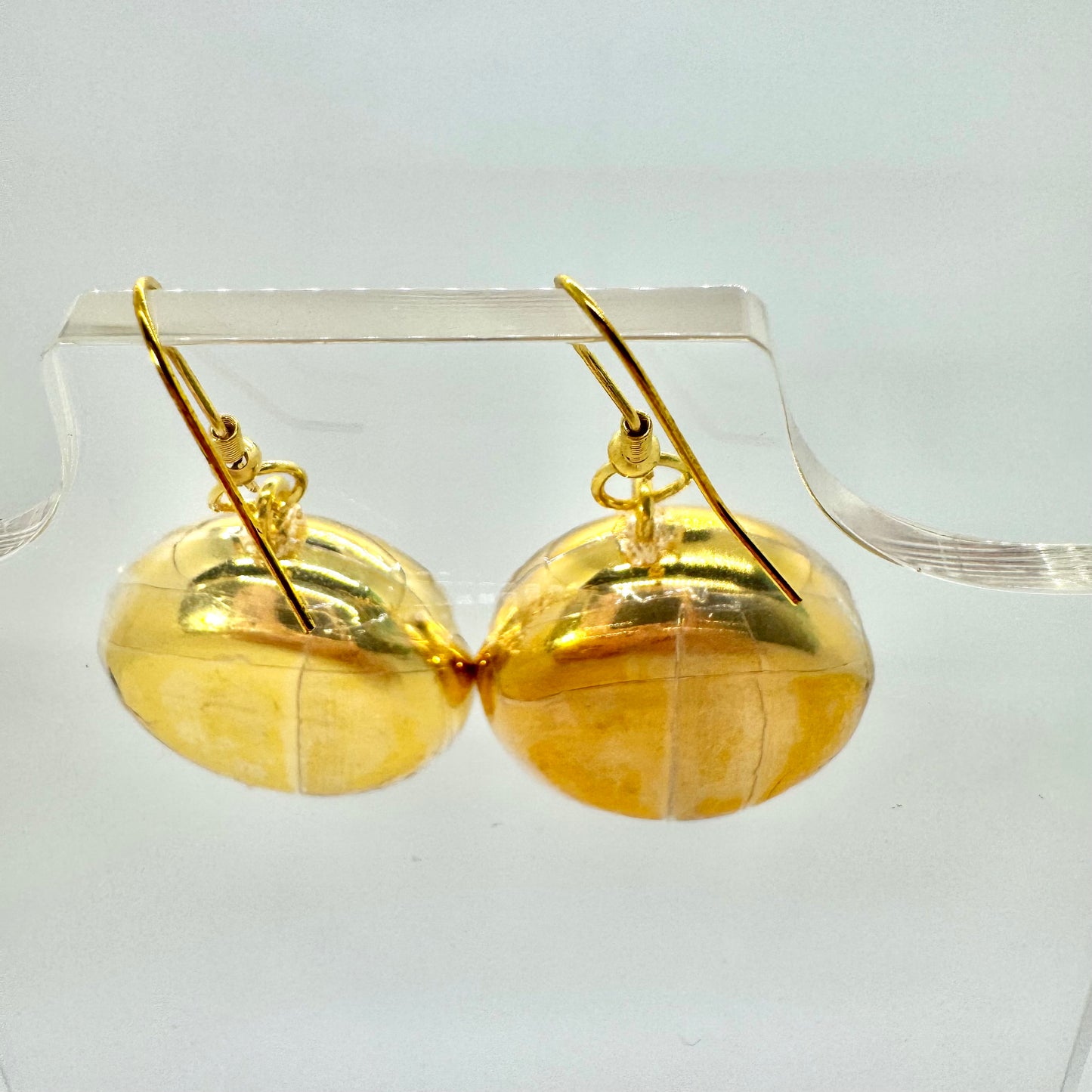 Gold Babybel Cheese Earrings