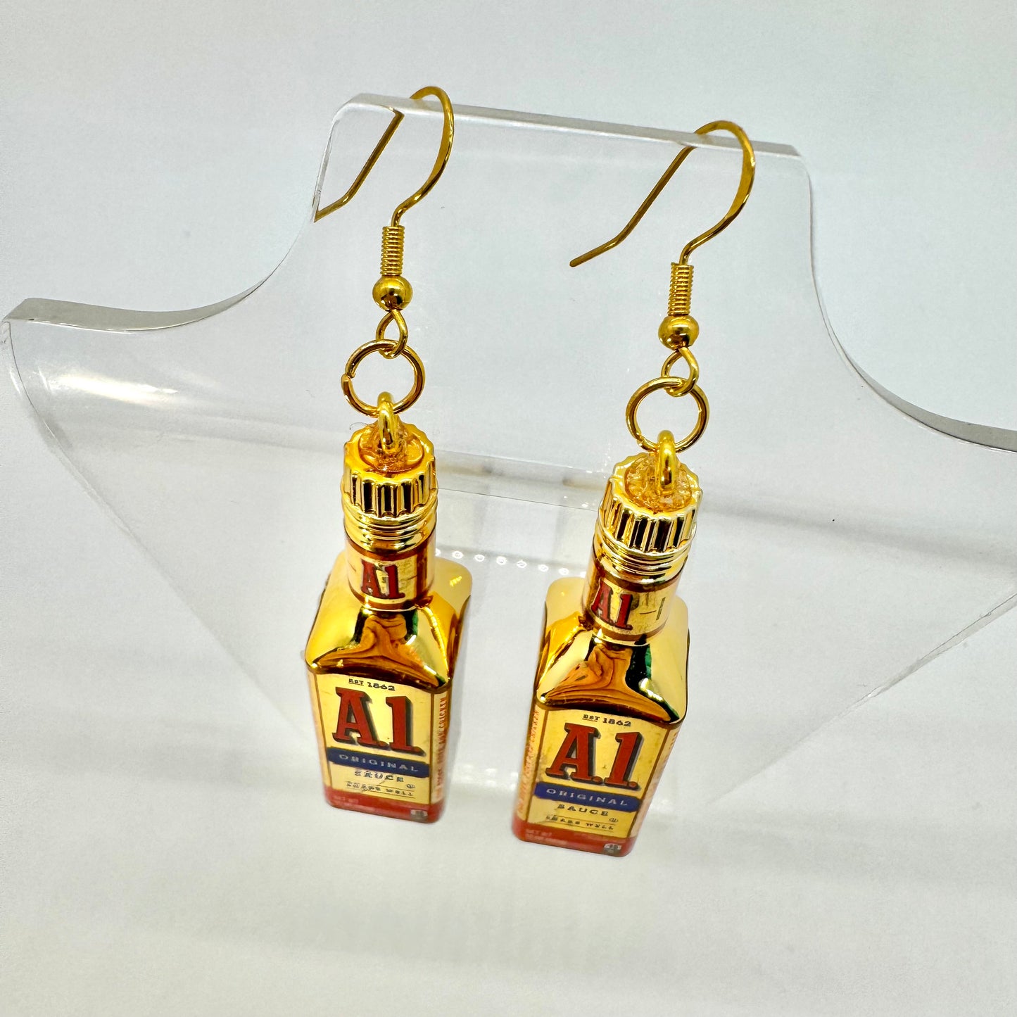 Gold A1 Sauce Earrings