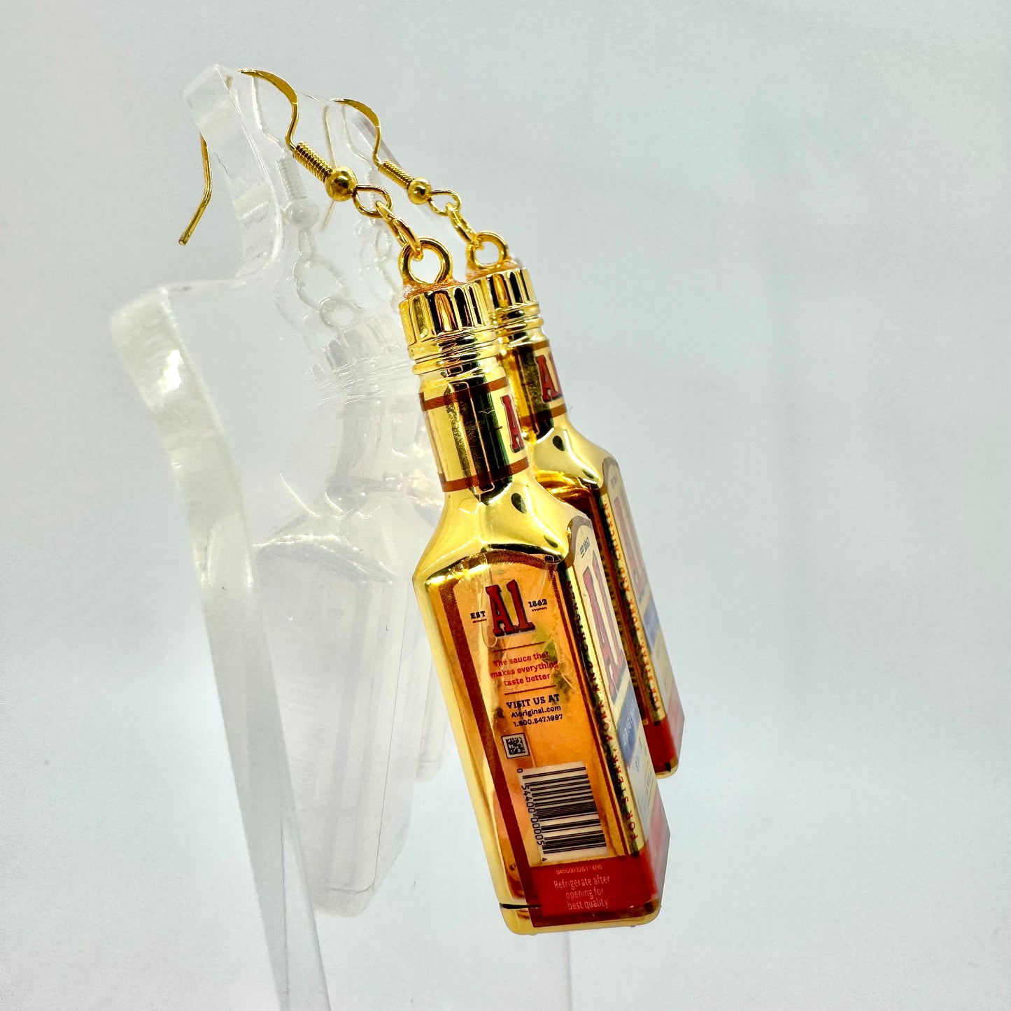 Gold A1 Sauce Earrings