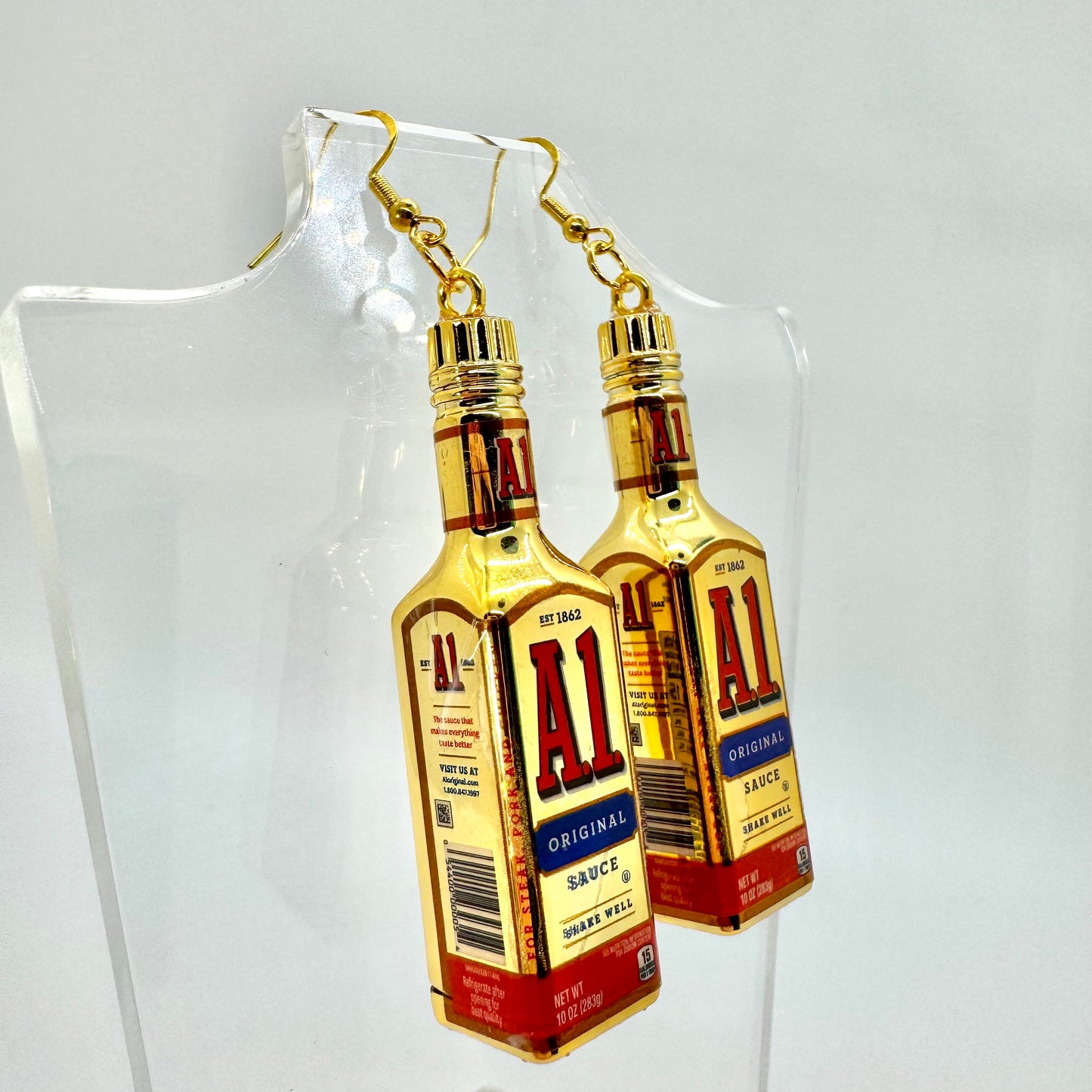 Gold A1 Sauce Earrings