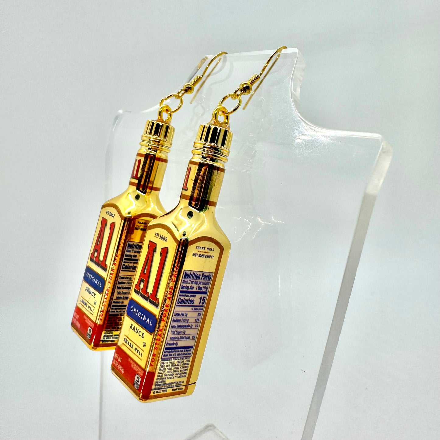 Gold A1 Sauce Earrings