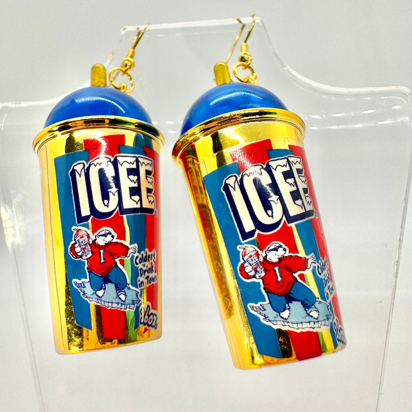 Gold Icee Earrings