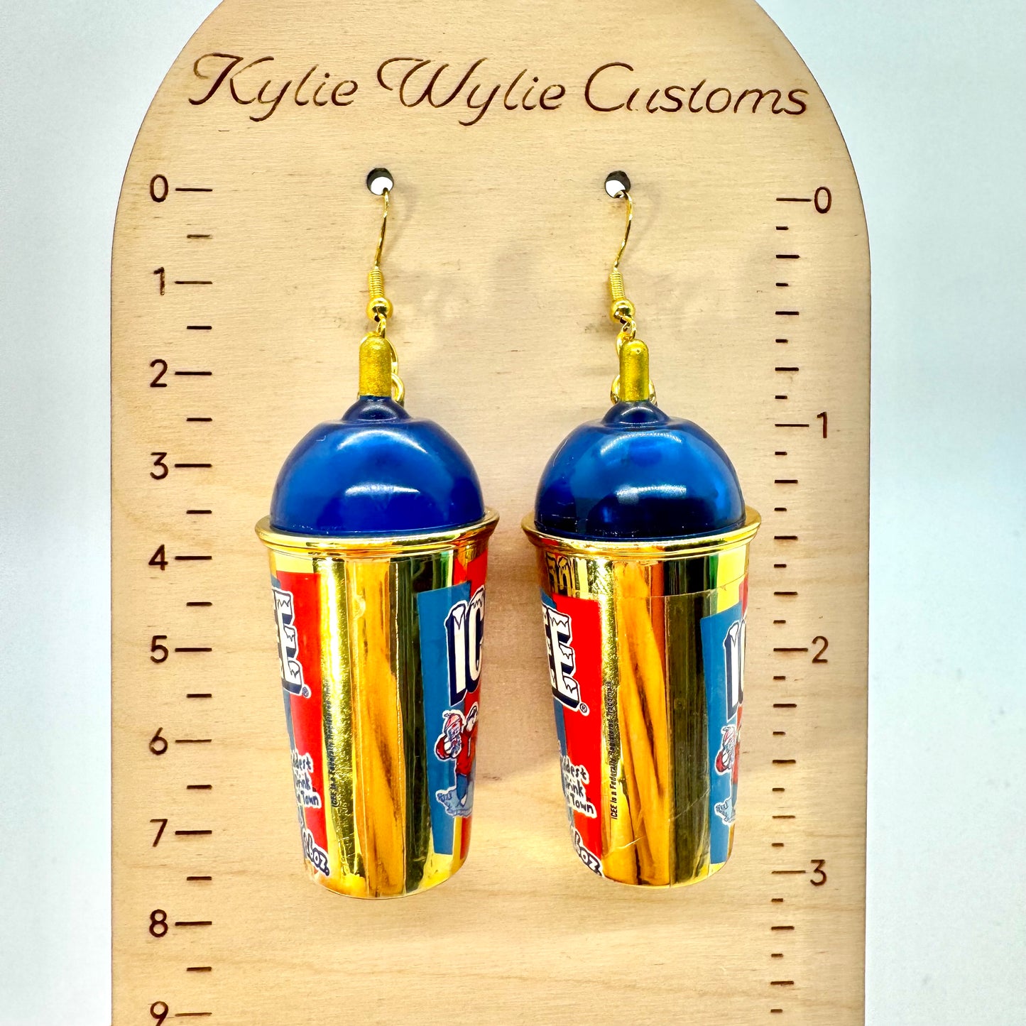Gold Icee Earrings