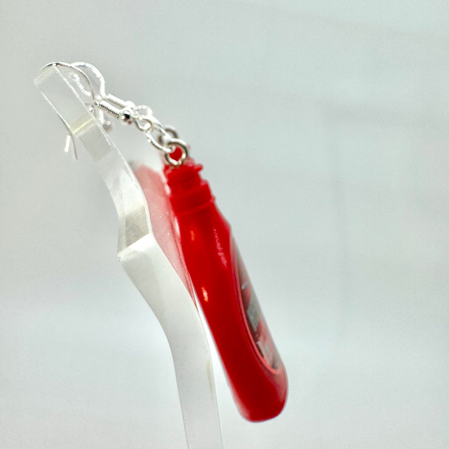 Hershey Strawberry Syrup Earrings
