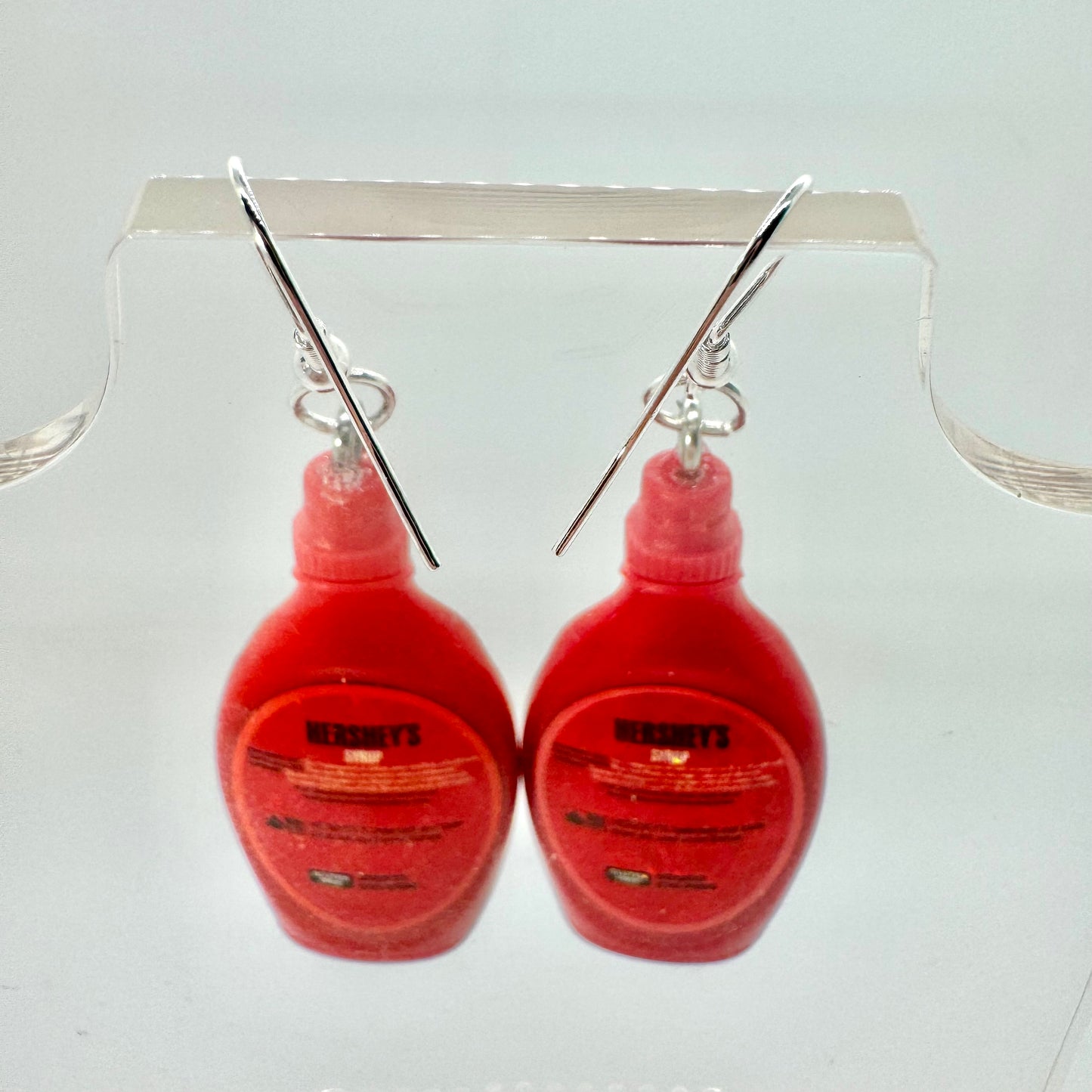 Hershey Strawberry Syrup Earrings