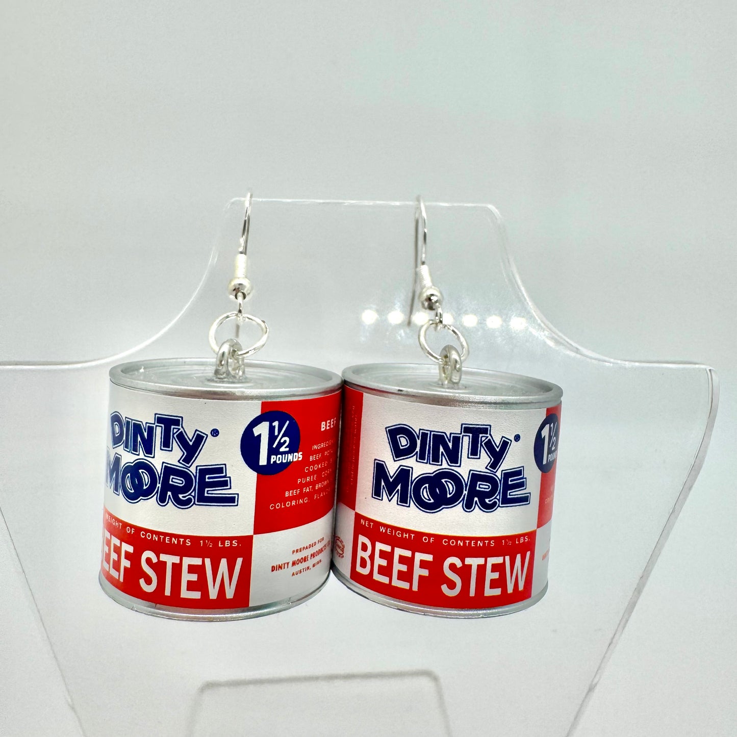 Beef Stew Can Earrings
