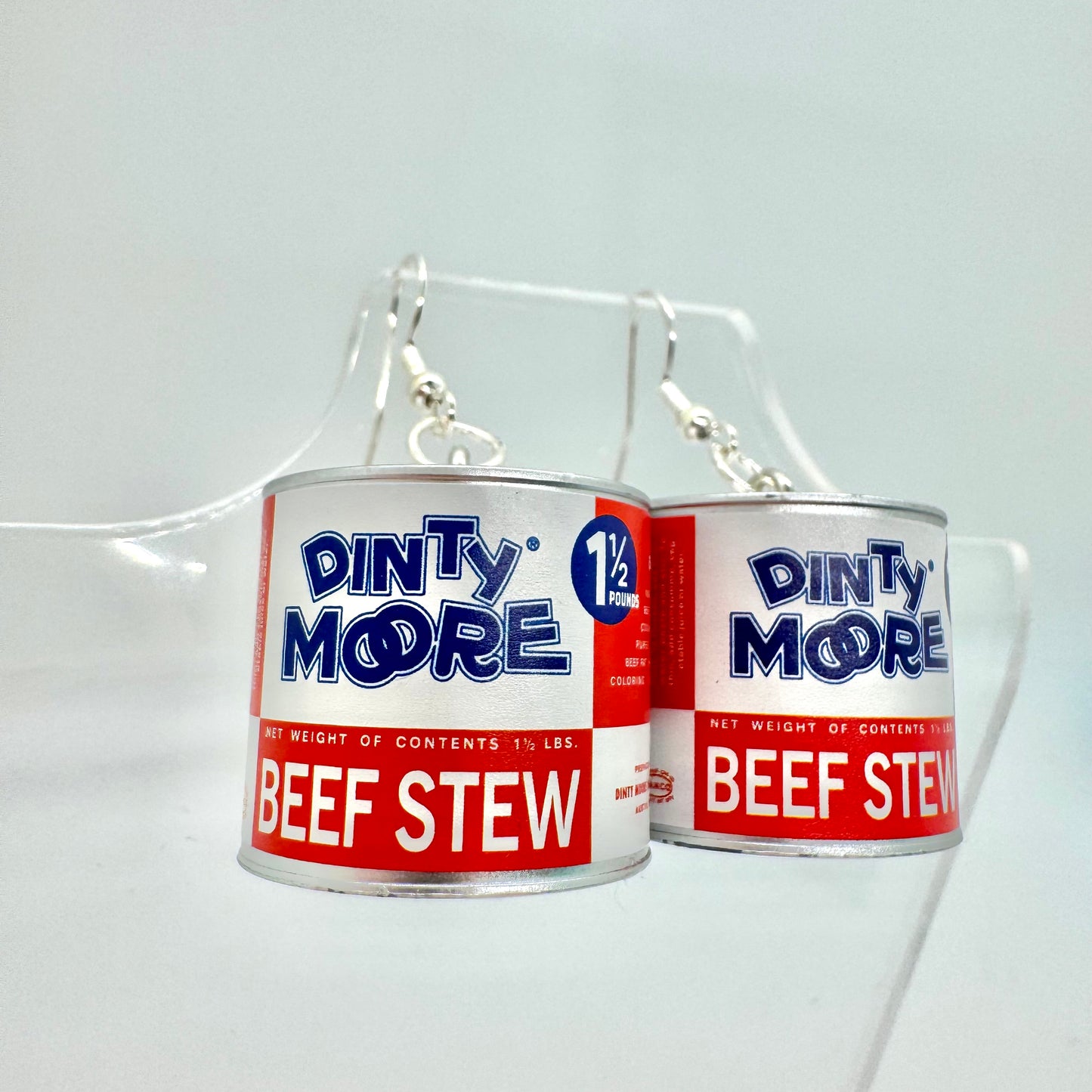Beef Stew Can Earrings