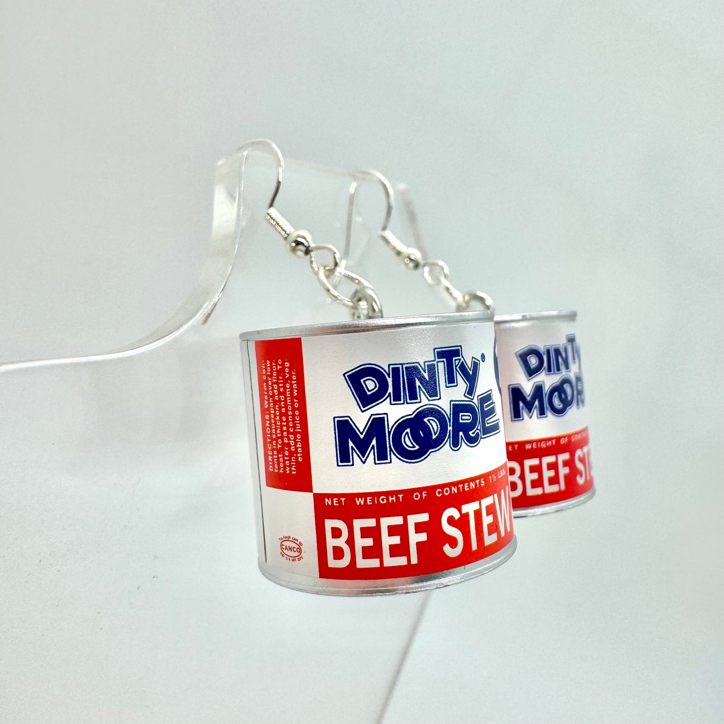 Beef Stew Can Earrings