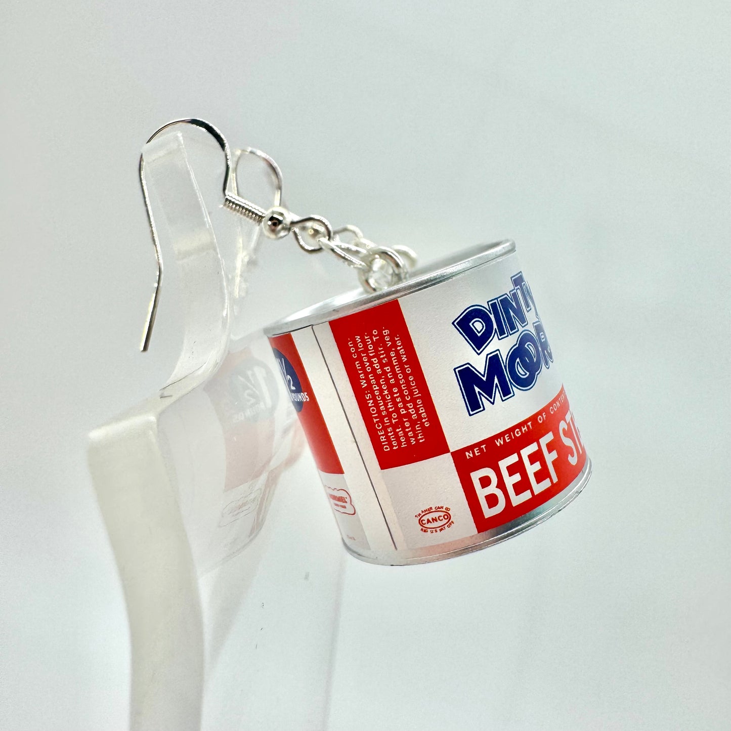 Beef Stew Can Earrings