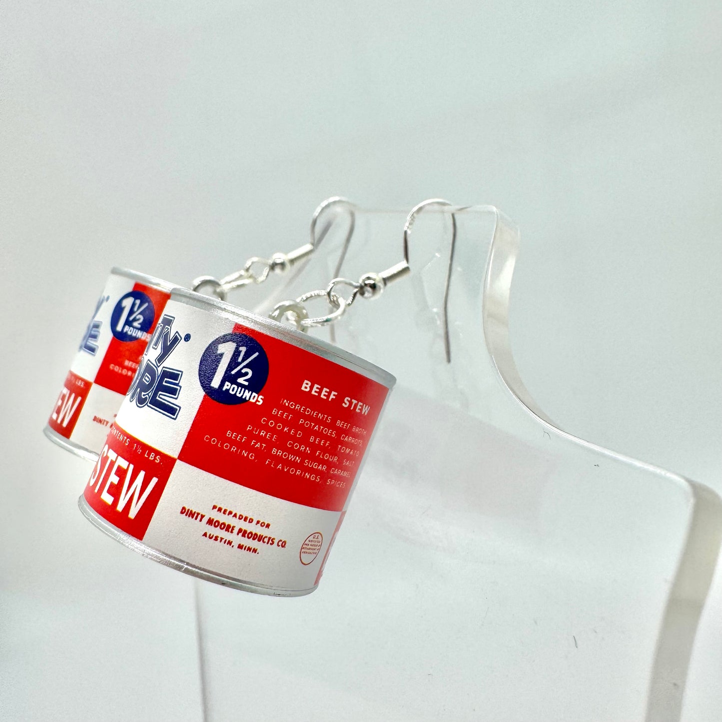 Beef Stew Can Earrings