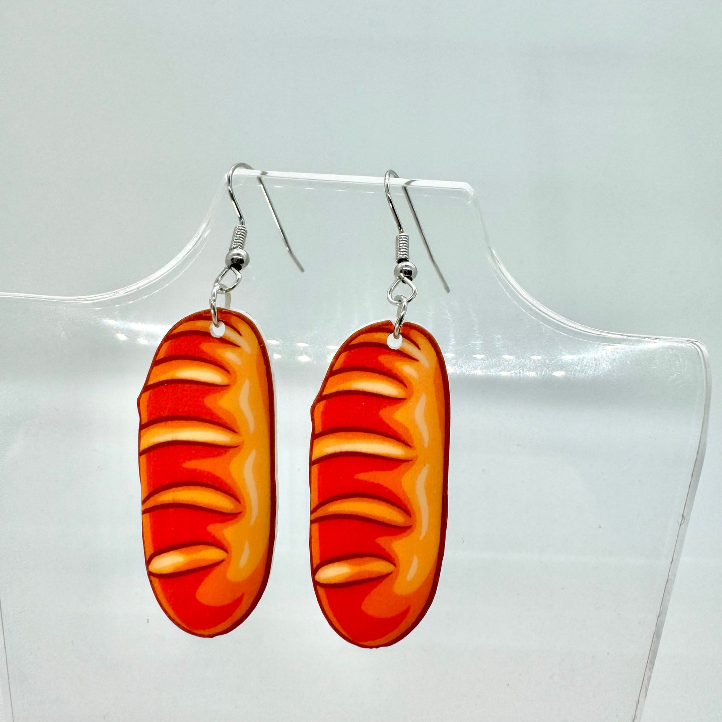 Dinner Roll Earrings