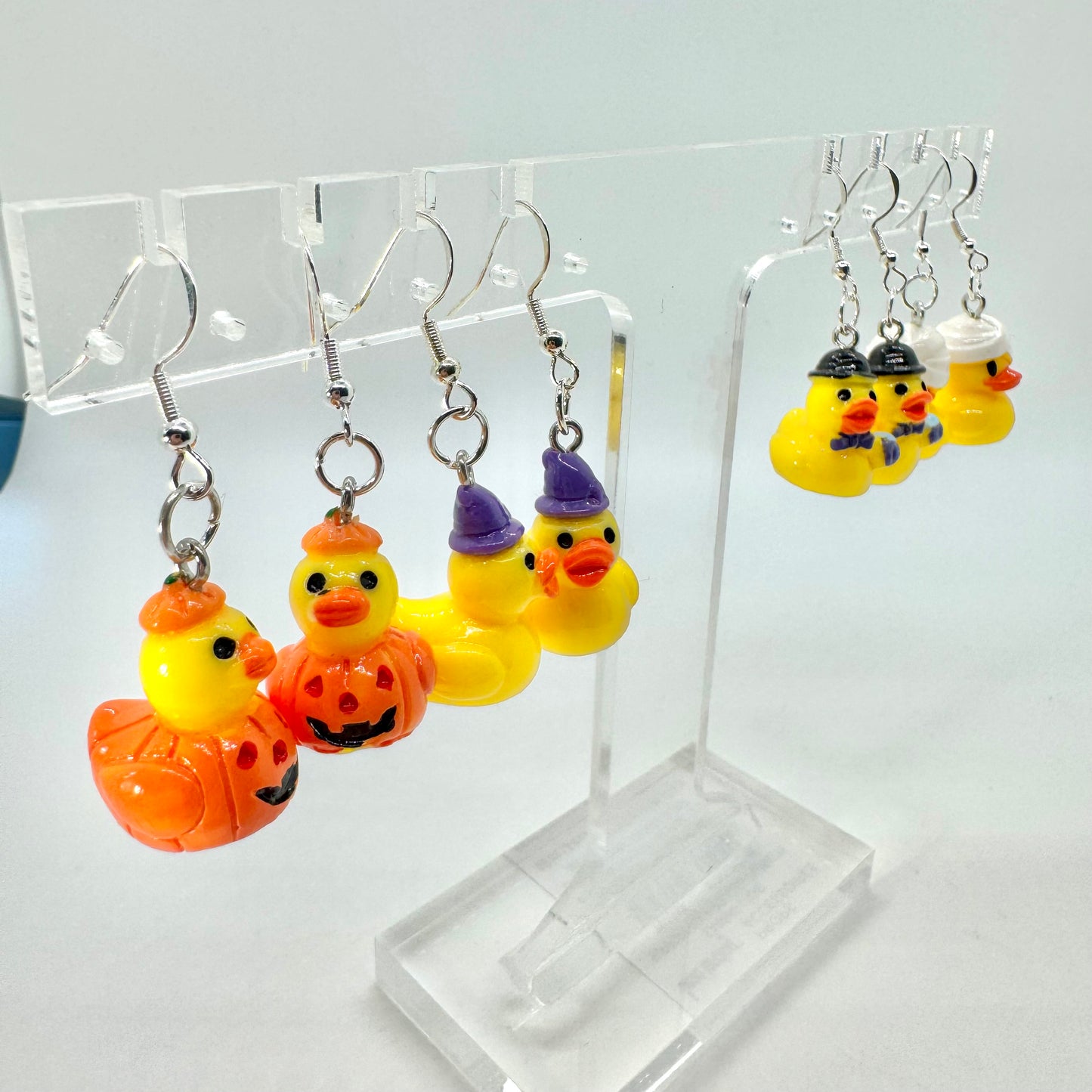 Halloween Rubber Duck Earrings