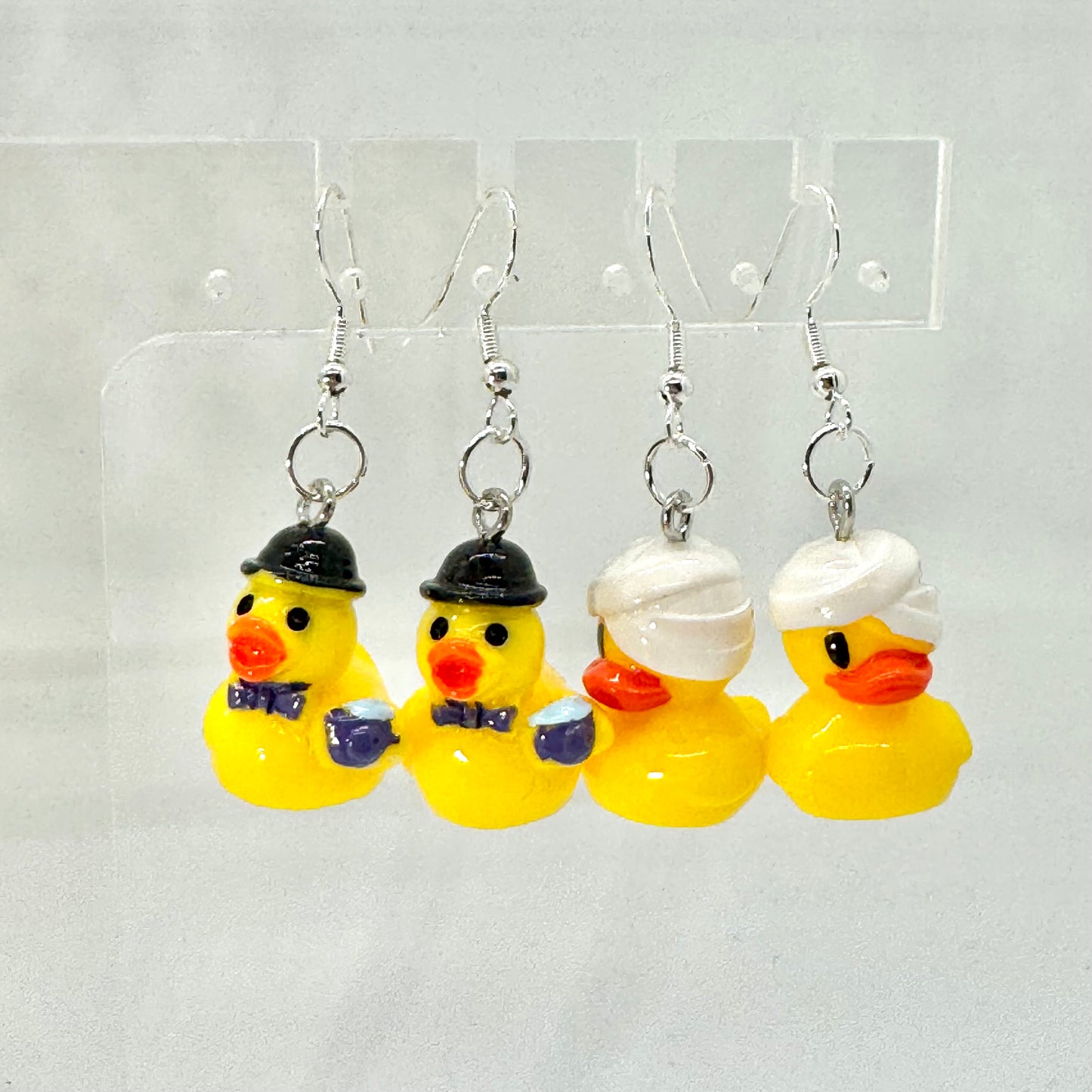 Halloween Rubber Duck Earrings