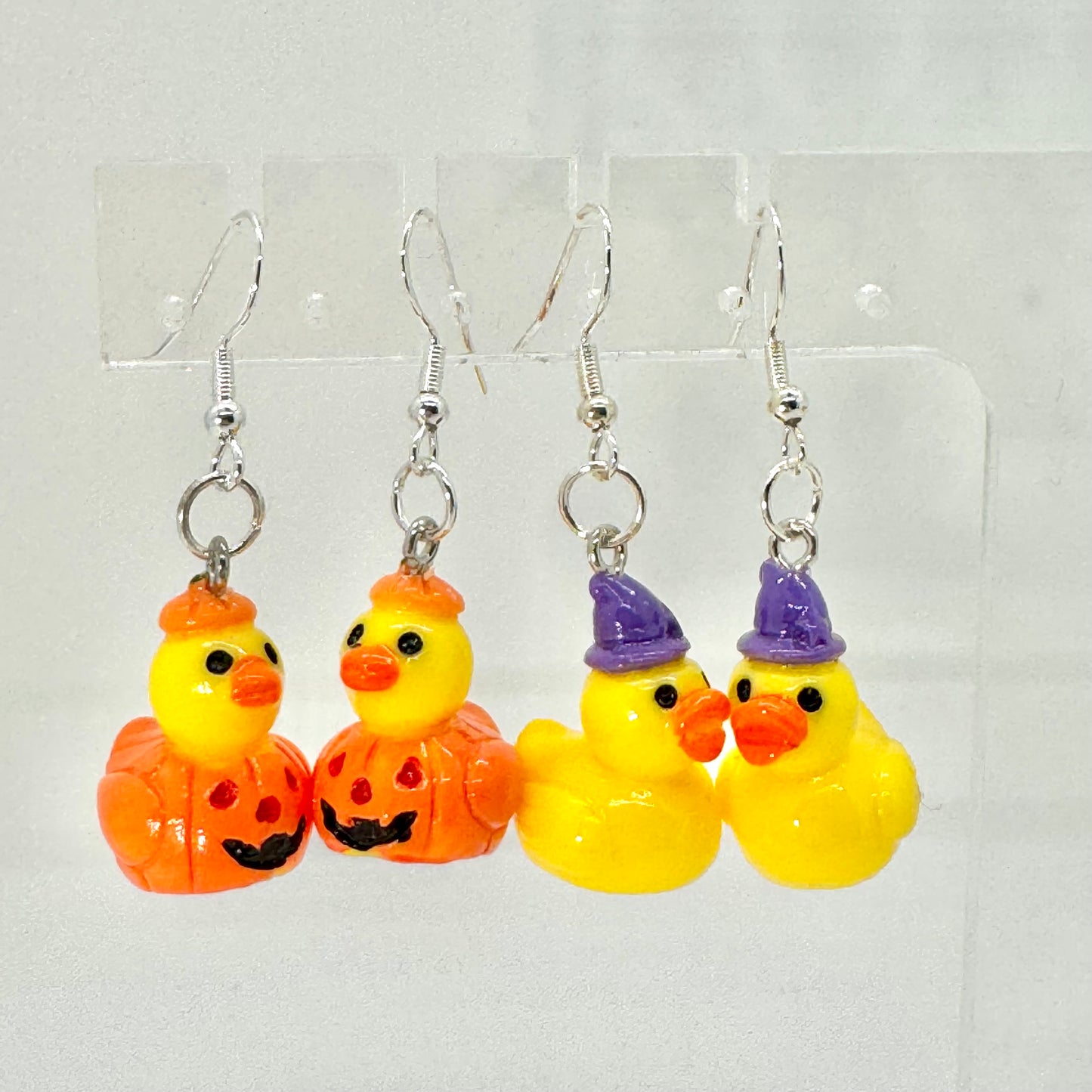 Halloween Rubber Duck Earrings
