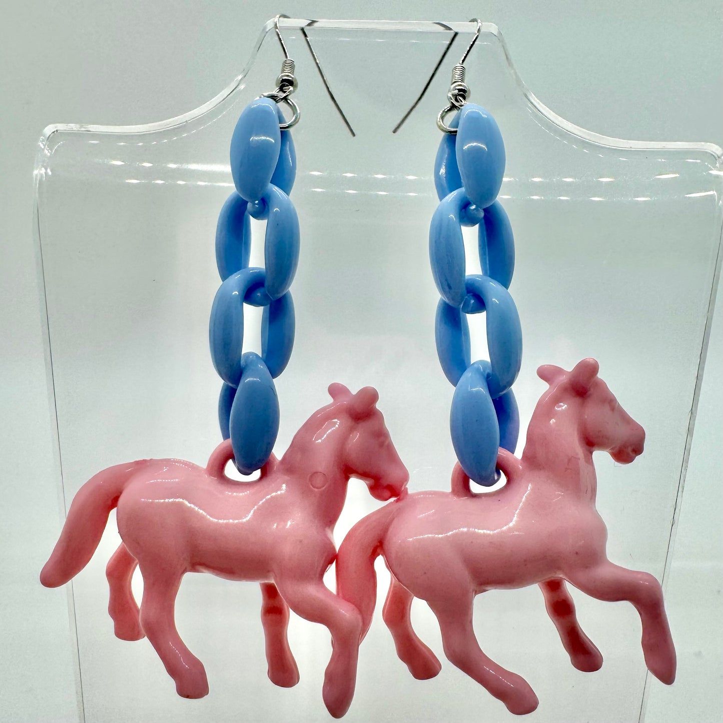 Pink Pony Earrings