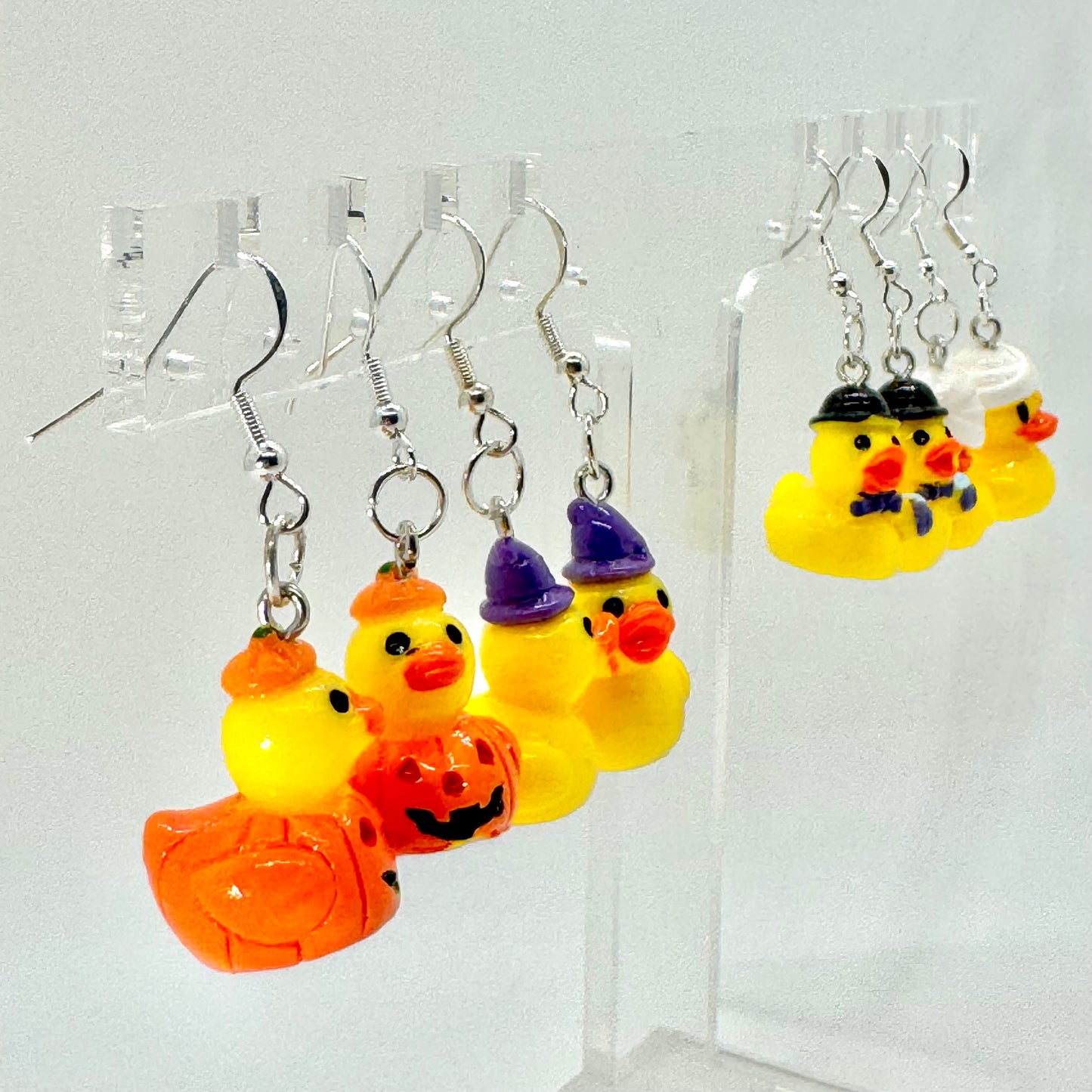 Halloween Rubber Duck Earrings
