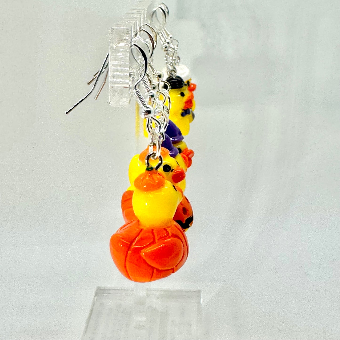 Halloween Rubber Duck Earrings