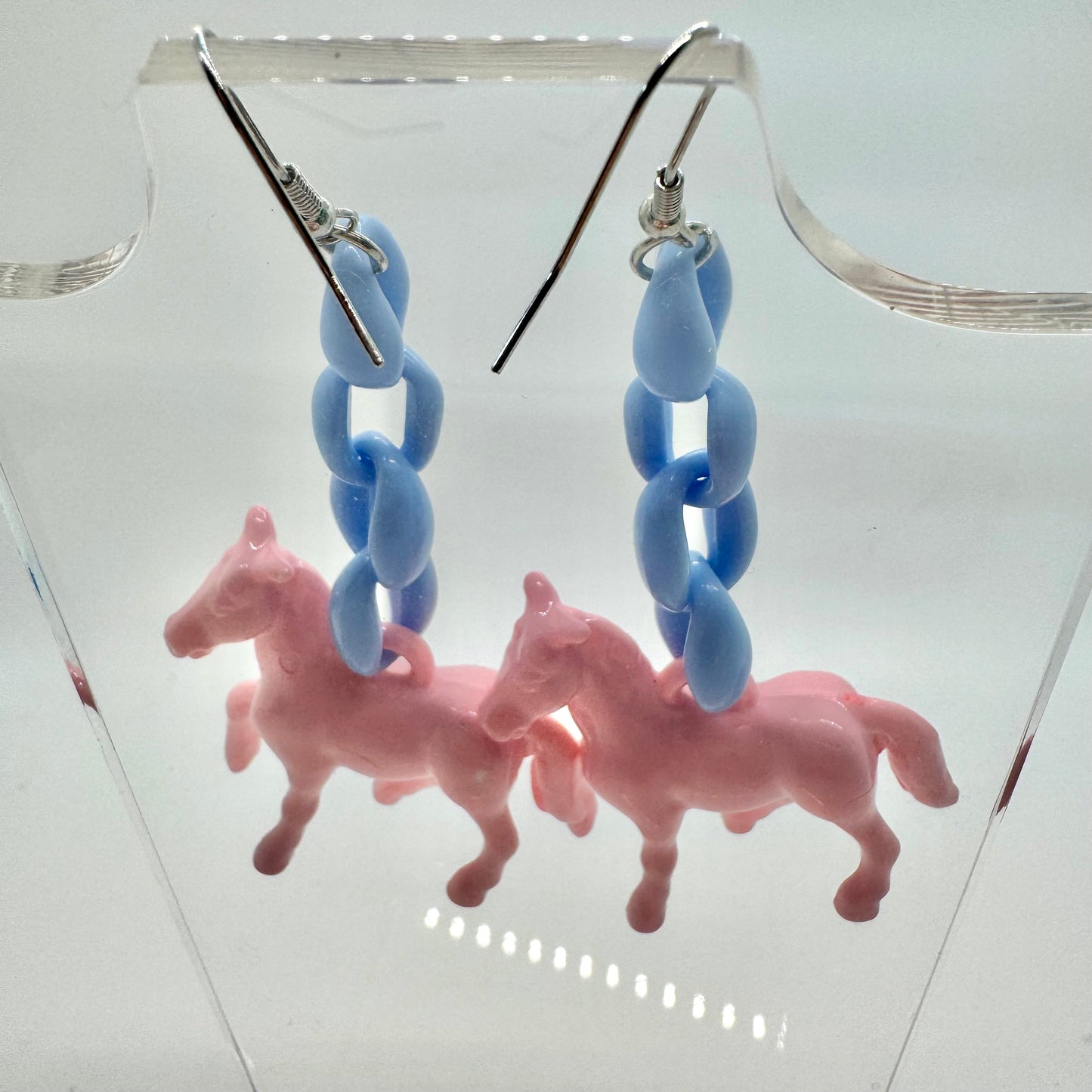 Pink Pony Earrings