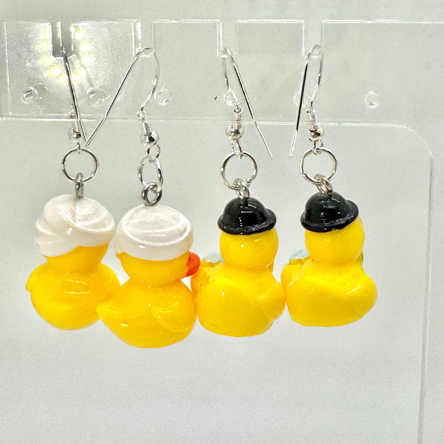 Halloween Rubber Duck Earrings
