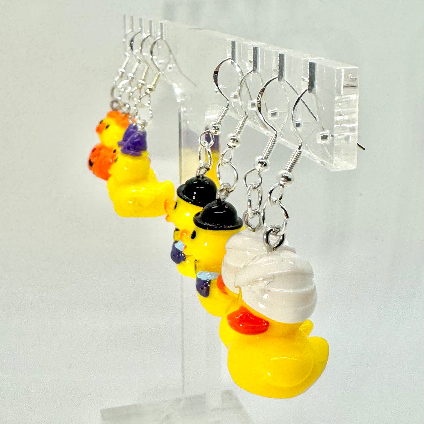 Halloween Rubber Duck Earrings