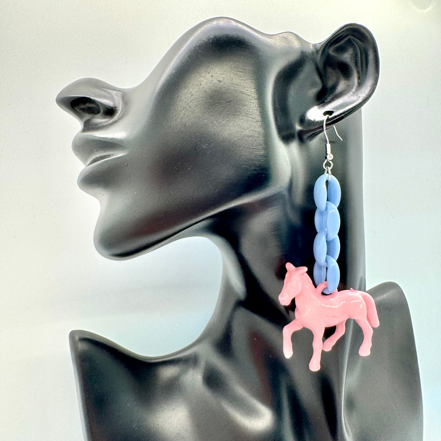 Pink Pony Earrings
