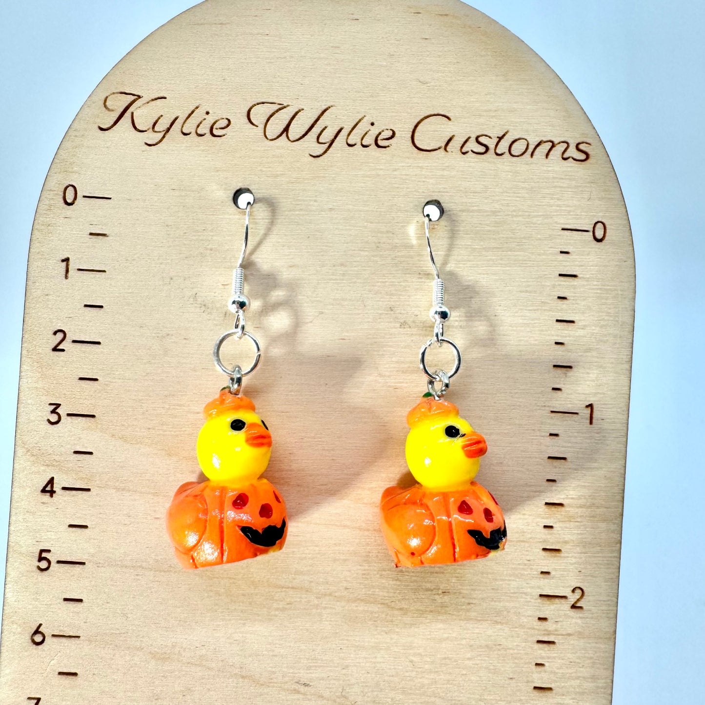 Halloween Rubber Duck Earrings