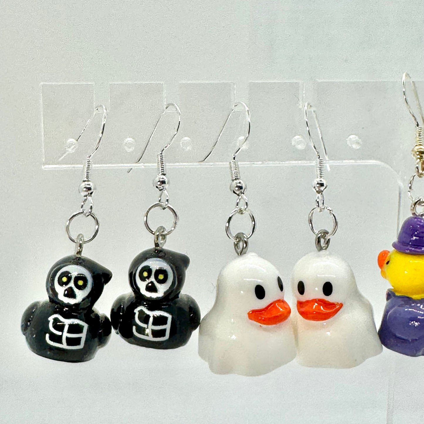 Halloween Rubber Duck Earrings