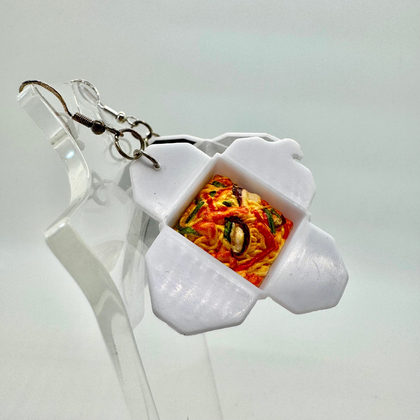 Fried Rice Box Earrings