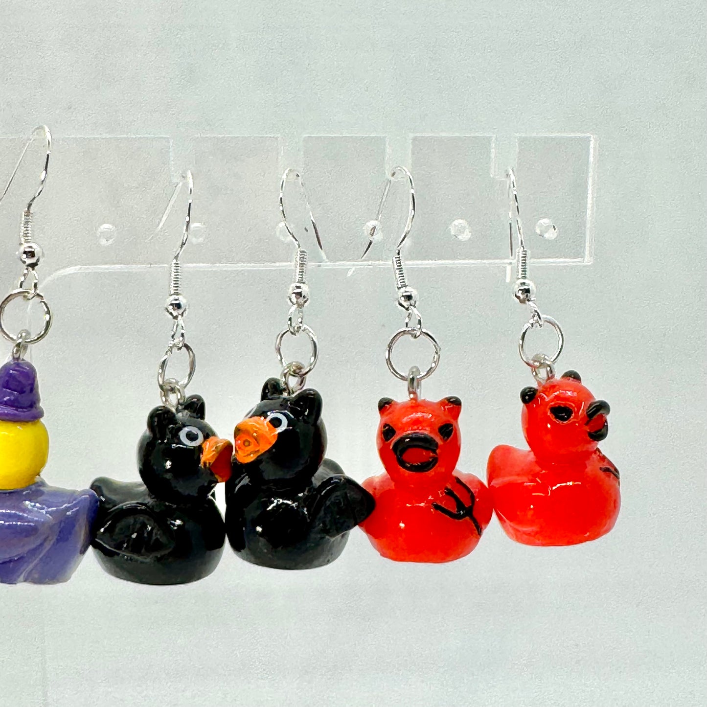 Halloween Rubber Duck Earrings